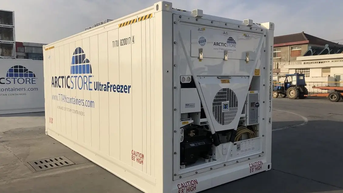 20ft Arctic UltraFreezer Conteneur frigorifique à louer