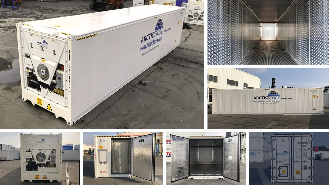 40ft UltraFreezer – Conteneurs frigorifiques à louer en Belgique