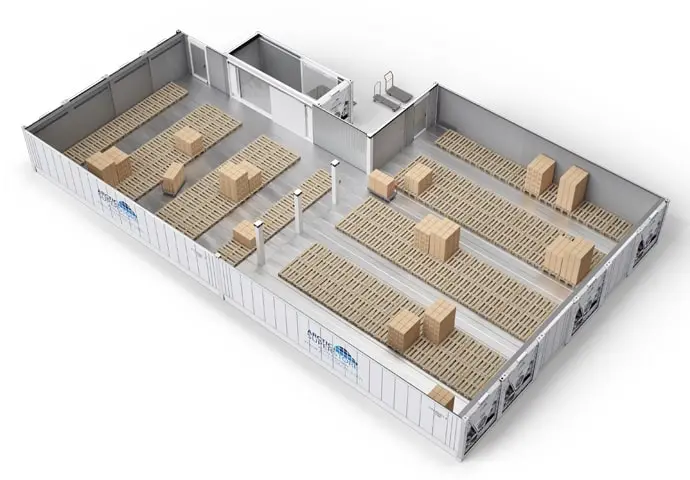 Arctic SuperStore avec palettes et salle de raccordement 4