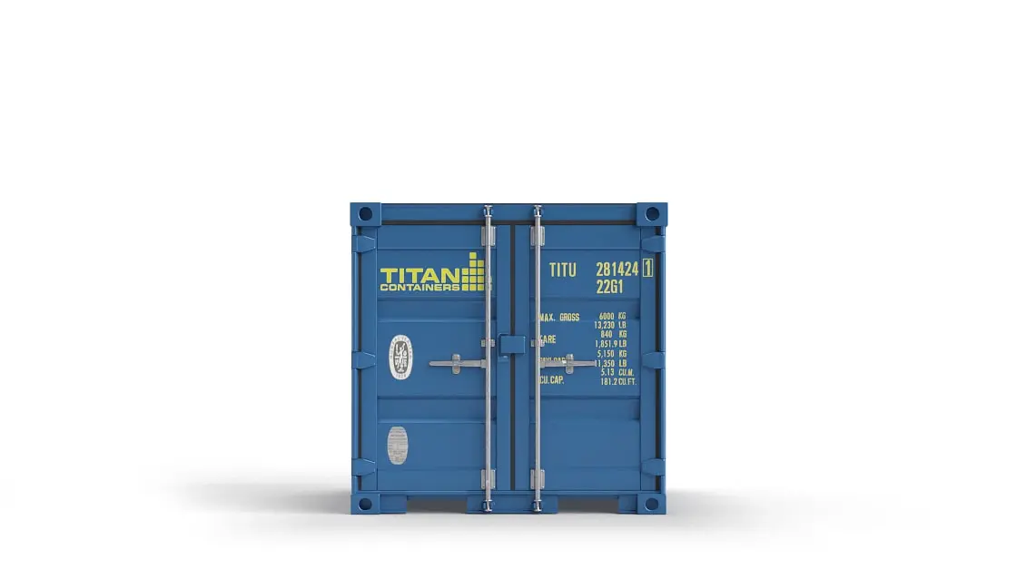 Containers maritimes 6 pieds à la location
