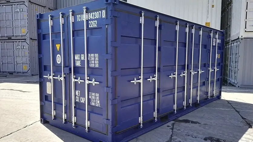 Vente de conteneurs à porte latérale