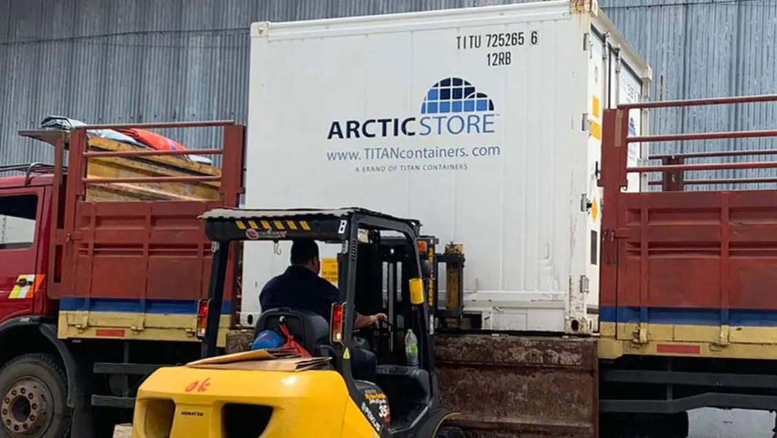10ft ArcticStore Gekoelde Container Koude Opslag te Huur