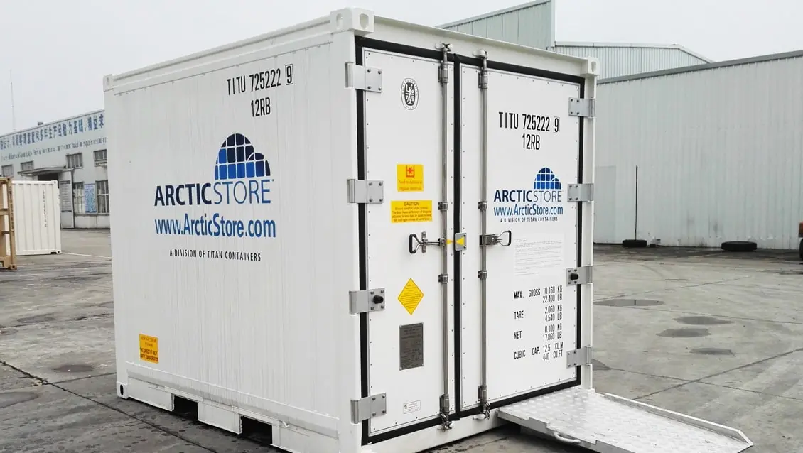 10ft ArcticStore Gekoelde Container Koude Opslag te Huur