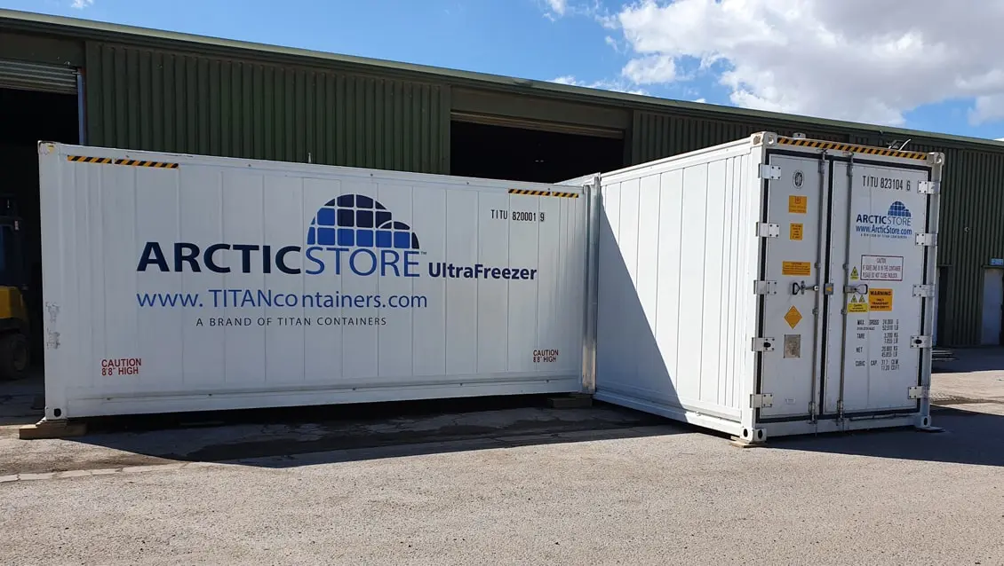 20ft Arctic UltraFreezer diepvriescontainer te huur