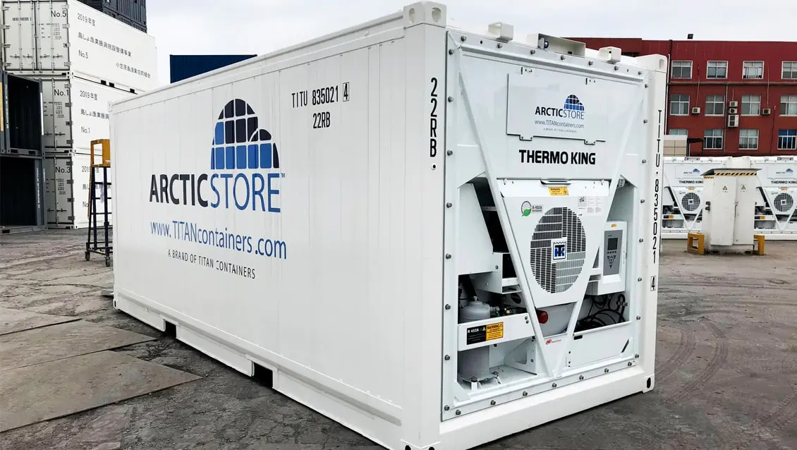 20ft ArcticStore Koude Opslag Oplossingen voor Huur Gekoelde Containers
