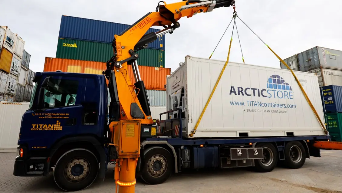 20ft ArcticStore Koude Opslag Oplossingen voor Verhuur Gekoelde Containers
