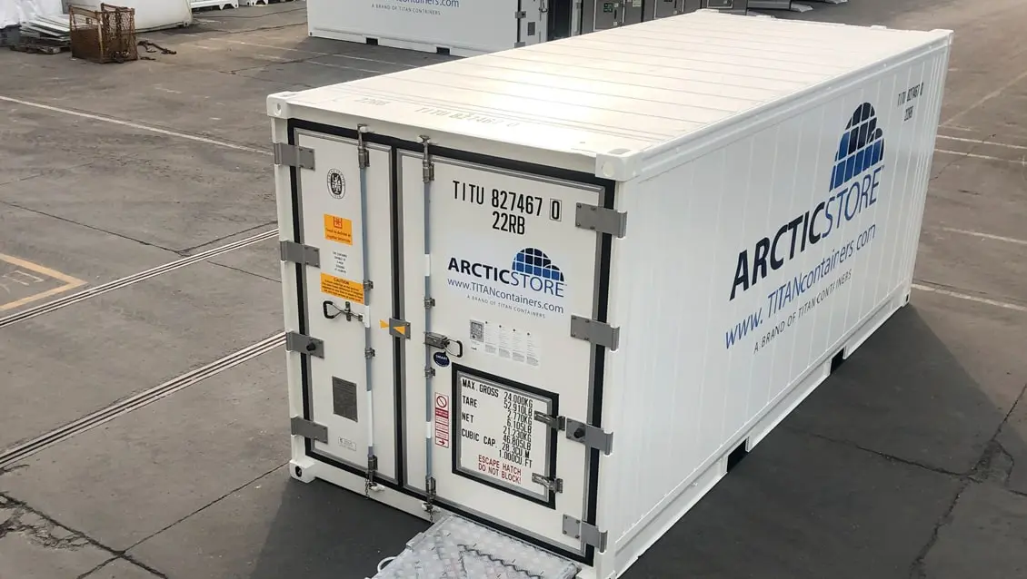 20ft ArcticStore Koude Opslag Oplossingen voor Verhuur Gekoelde Containers
