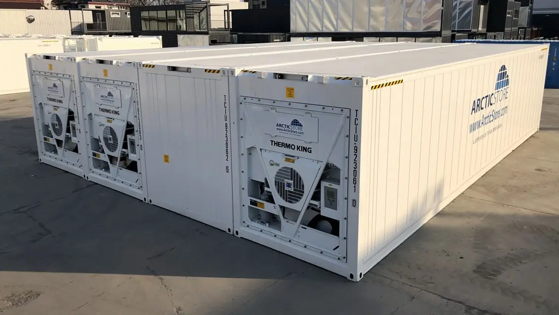40ft Arctic SuperStore Modulaire Gekoelde Containers Koude Opslagoplossing