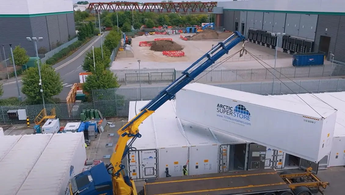 40ft Arctic SuperStore Modulaire Gekoelde Containers Koude Opslagoplossing