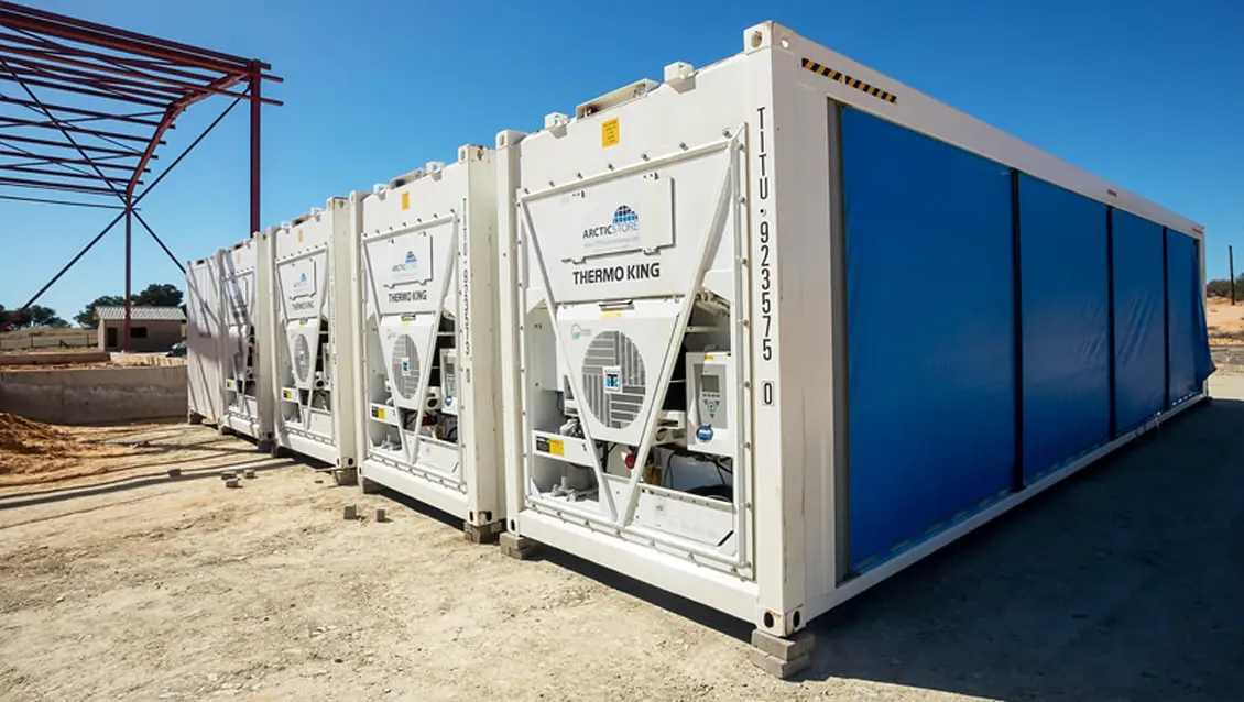 40ft Arctic SuperStore Modulaire Gekoelde Containers Koude-opslagoplossing