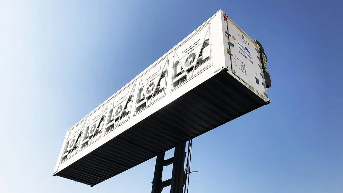 40ft ArcticBlast koelcontainer te huur voor snelle koelopslag