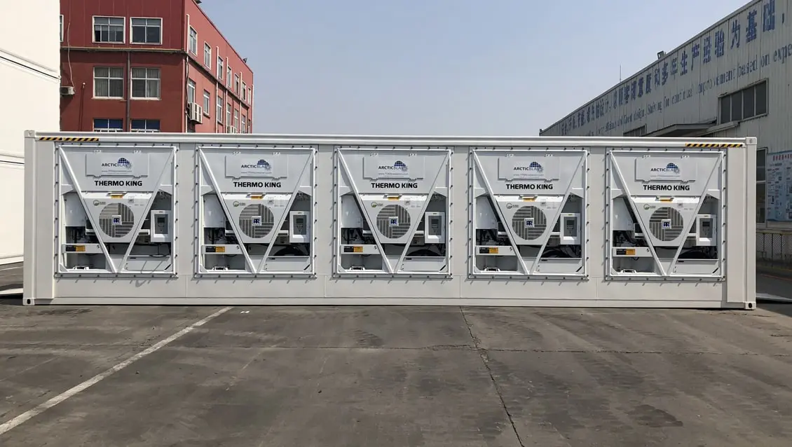 40ft ArcticBlast koelcontainer te huur voor snelle koelopslag