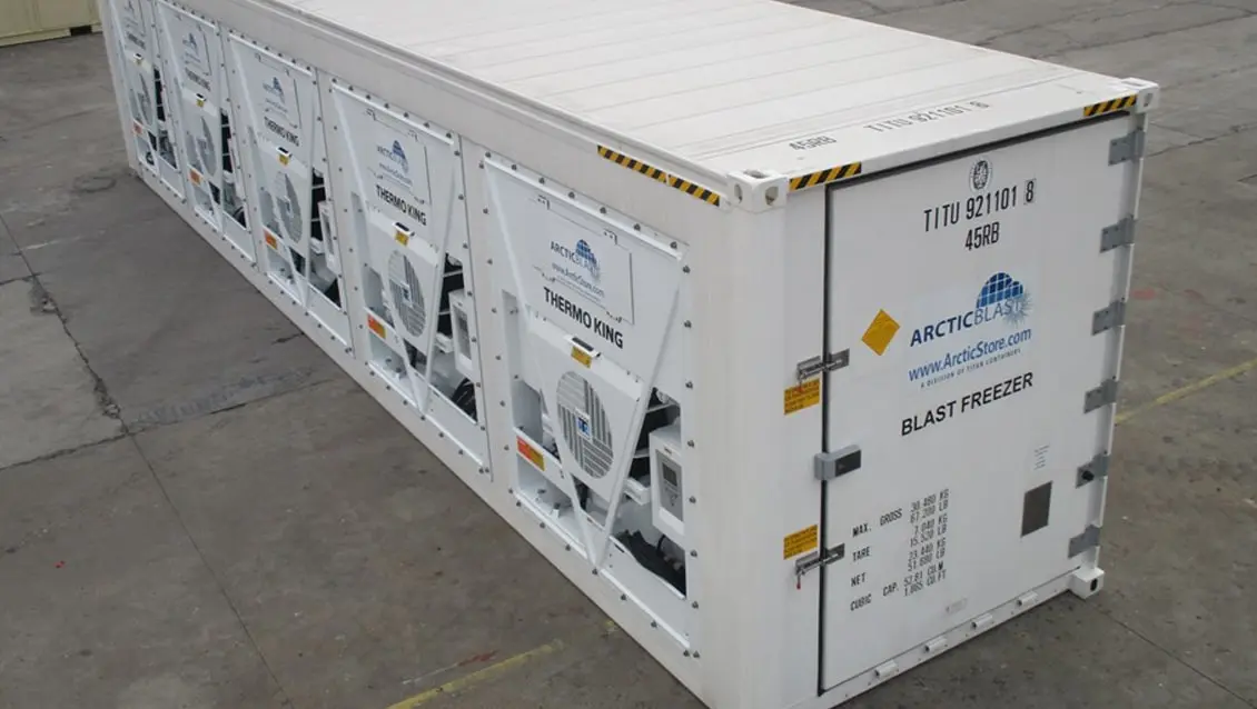 40ft ArcticBlast koelcontainer te huur voor snelle koelopslag