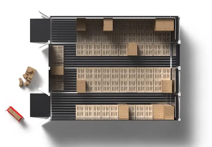 Arctic SuperStore 4-vaks met pallets en trolleys