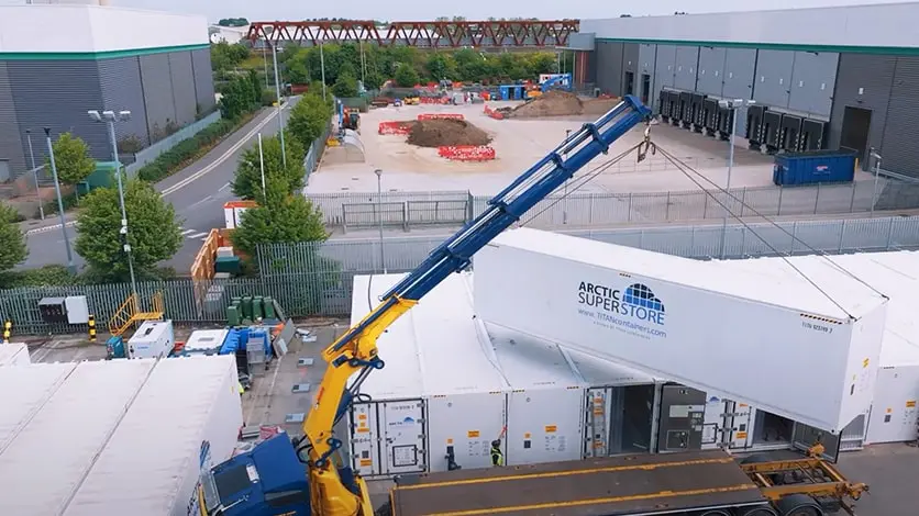 Arctic SuperStore modulaire koelopslag - koelcontainers te huur