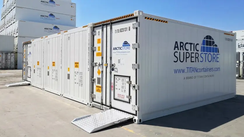 Arctic SuperStore modulaire koelopslag - koelcontainers te huur