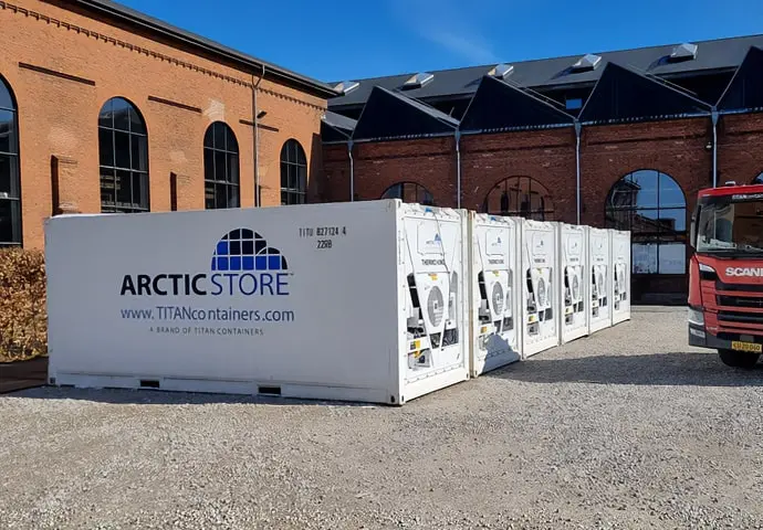 ArcticStore koelopslag 20ft koelcontainers te huur