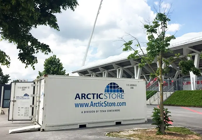 ArcticStore koelopslag 20ft koelcontainers te huur