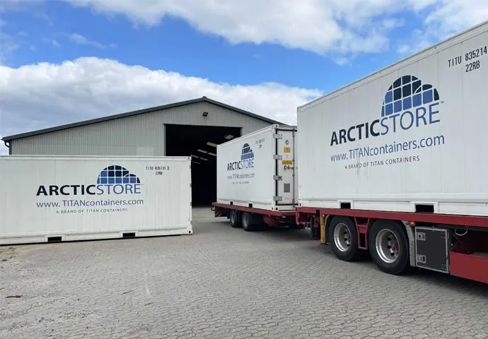 ArcticStore koelopslag 20ft koelcontainers te huur