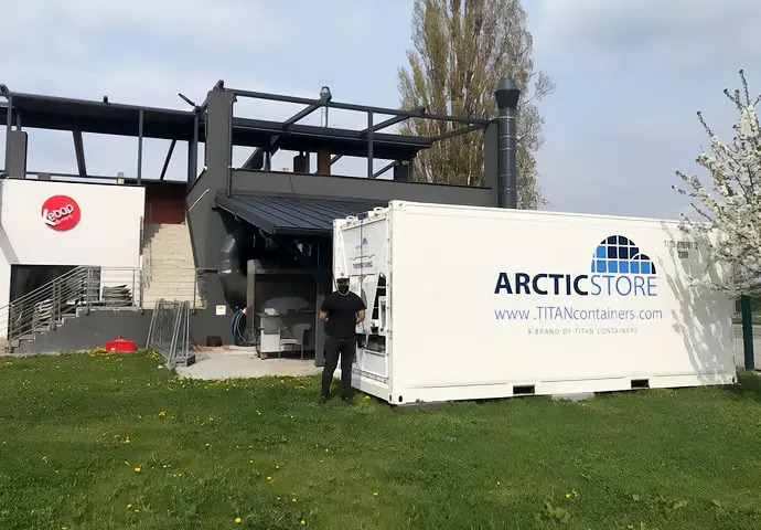 ArcticStore koelopslag 20ft koelcontainers te huur