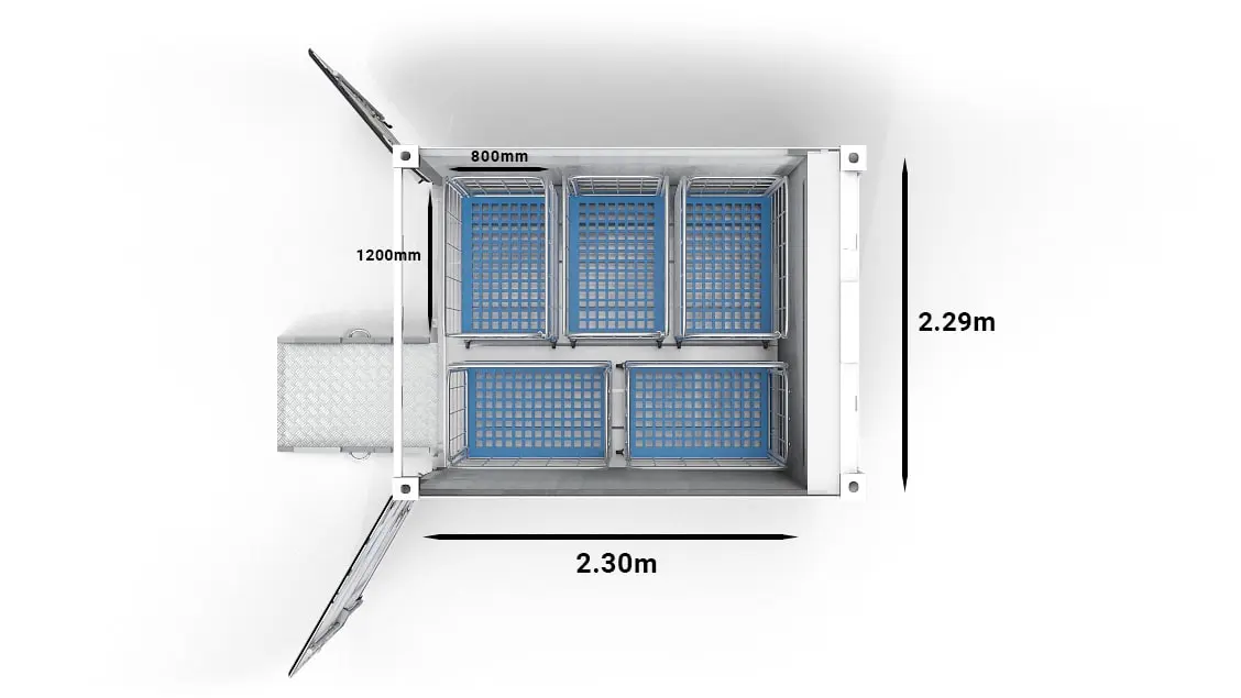 10ft ArcticStore trolleys