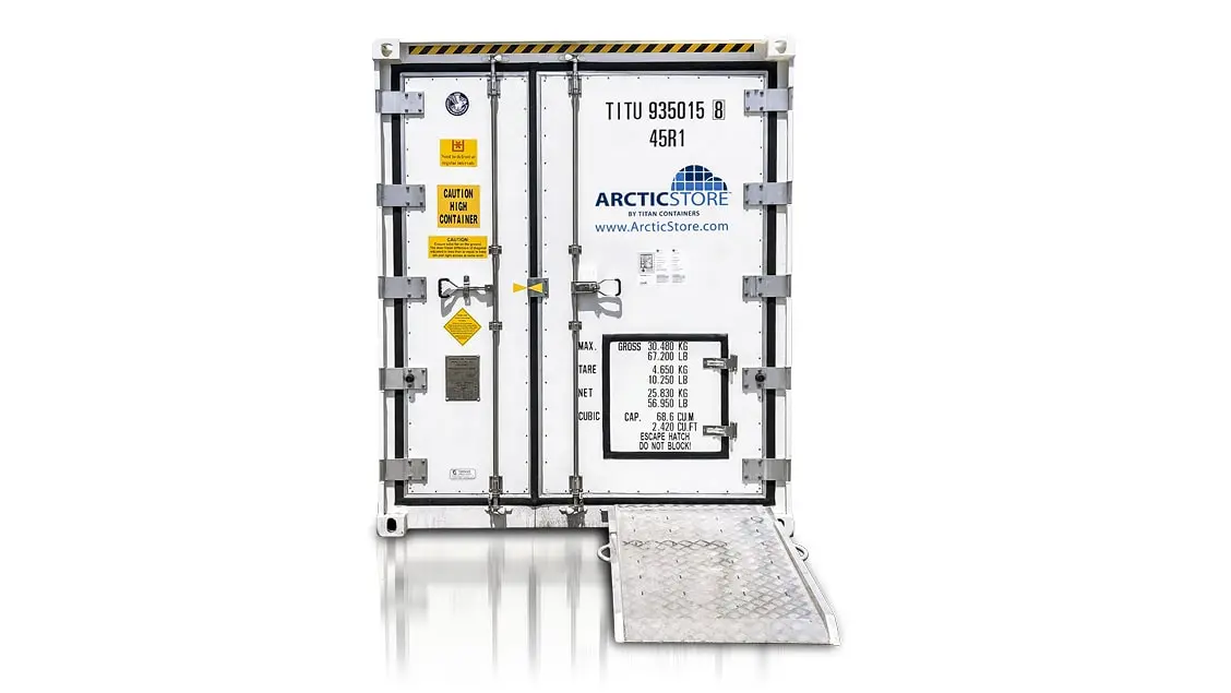 Koelcontainers - ArcticStore 40ft koelopslag