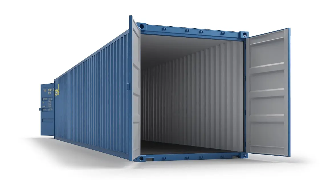 Dubbele deur container te huur