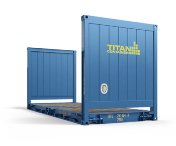 Flat rack te huur