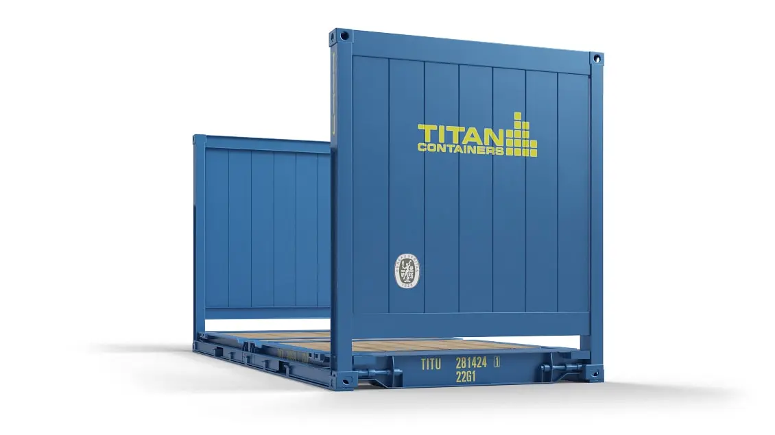 Flat rack te huur