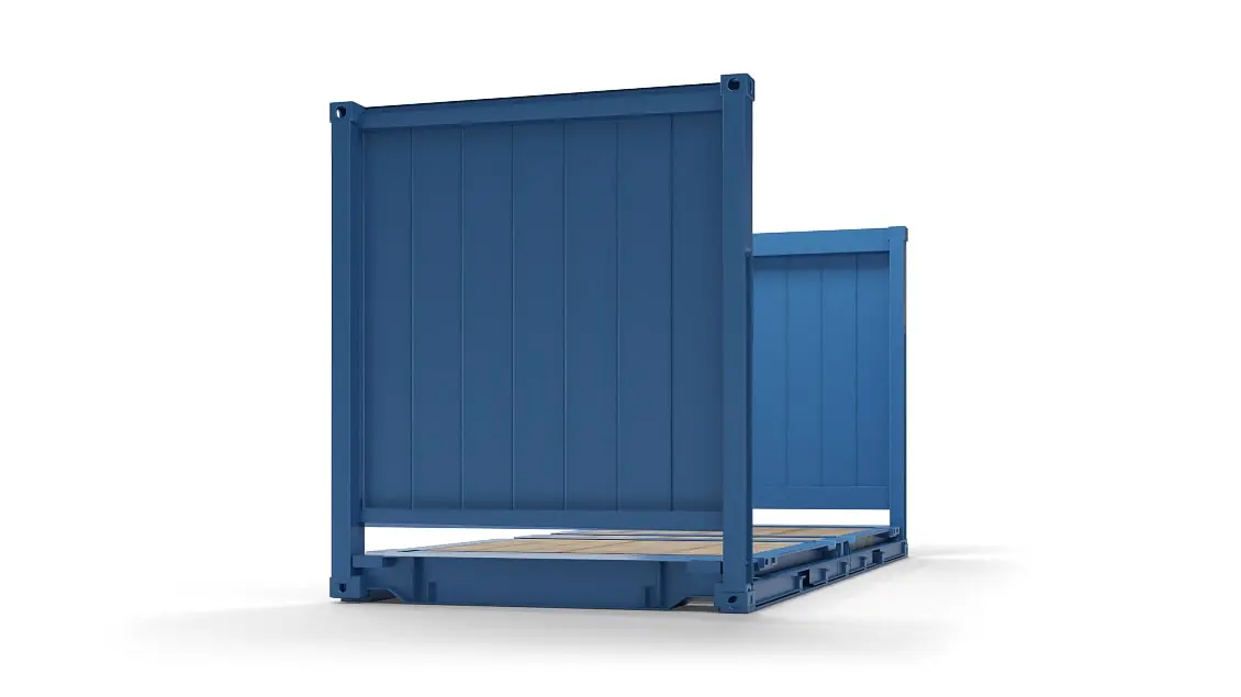 Flat rack te huur