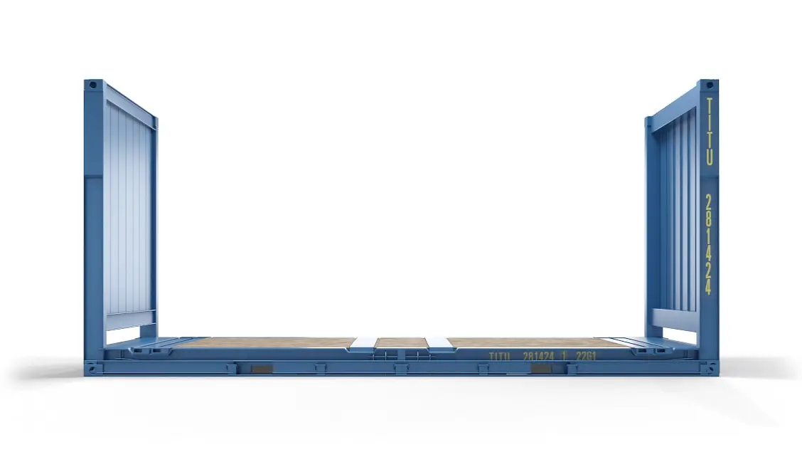 Flat_rack_te_huur_20ft_zijkant