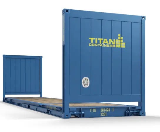 Flat rack te huur