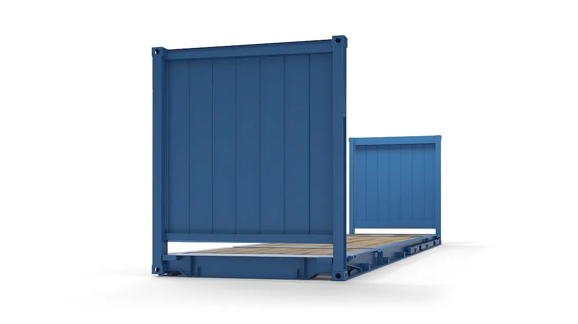 Flat rack te huur