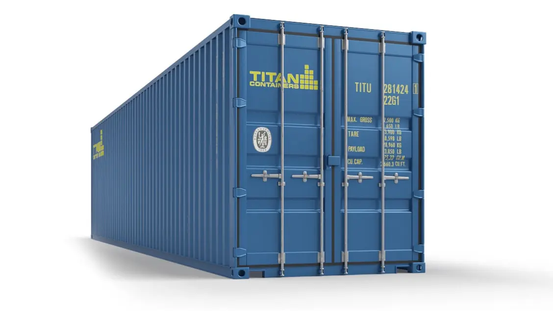 40ft High Cube container te huur