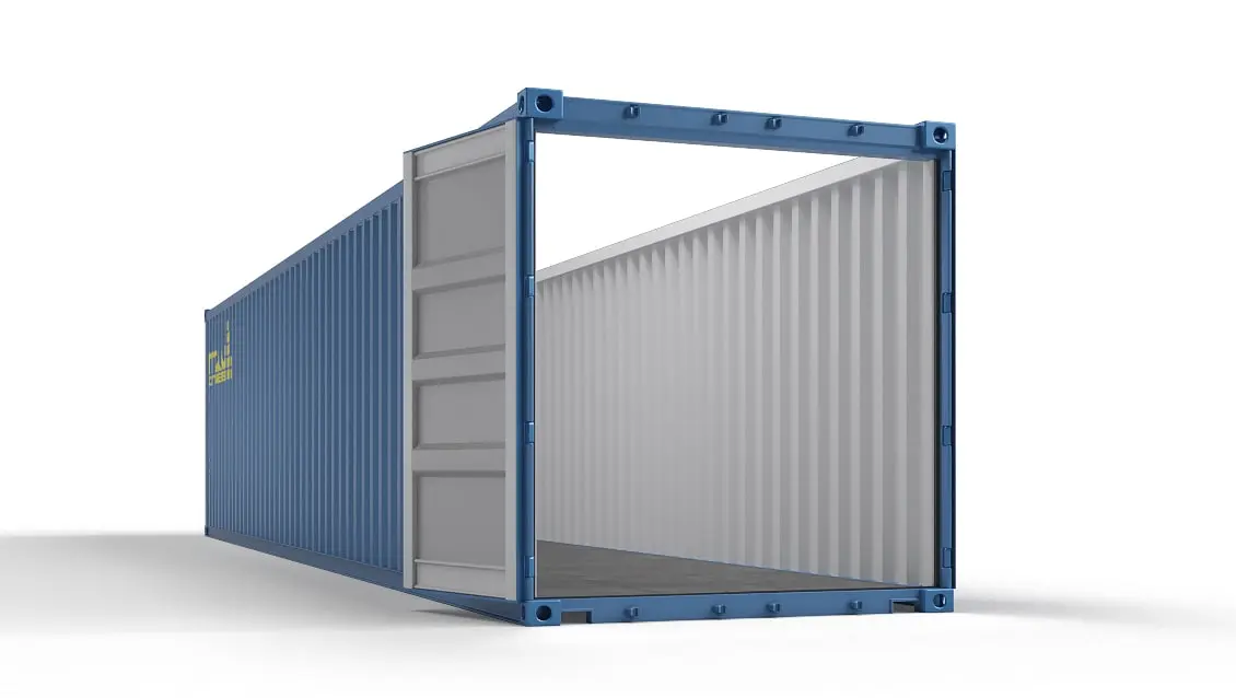 Open top container te huur