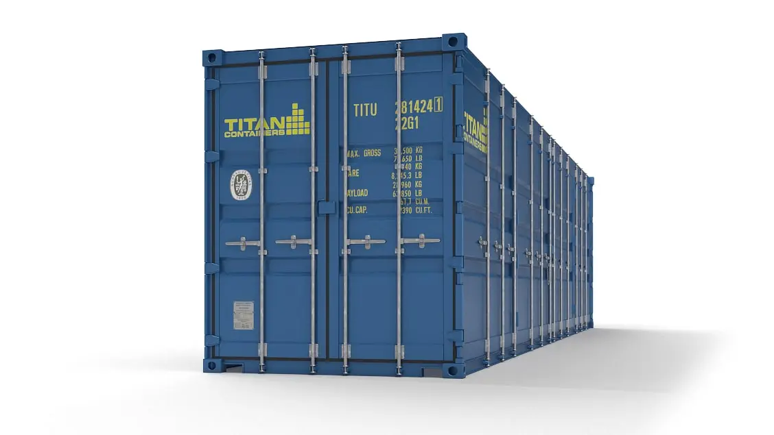 40ft high cube containers met zijdeuren te huur