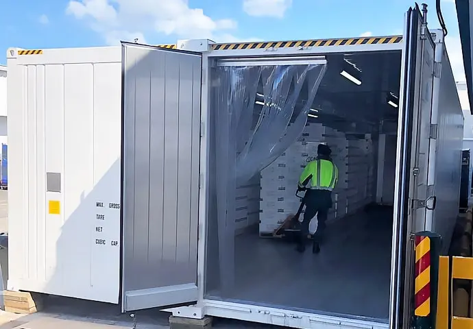 Superstore koelopslag modulaire koelcontainers te huur