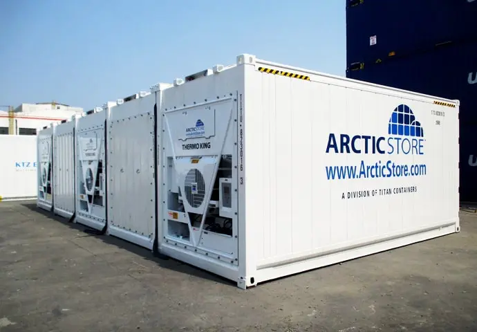 Superstore koelopslag modulaire koelcontainers te huur