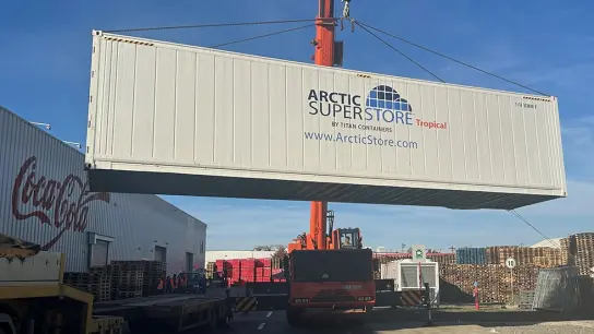 Arctic SuperStore Coca Cola Roemenië - Oplossingen voor koelopslag