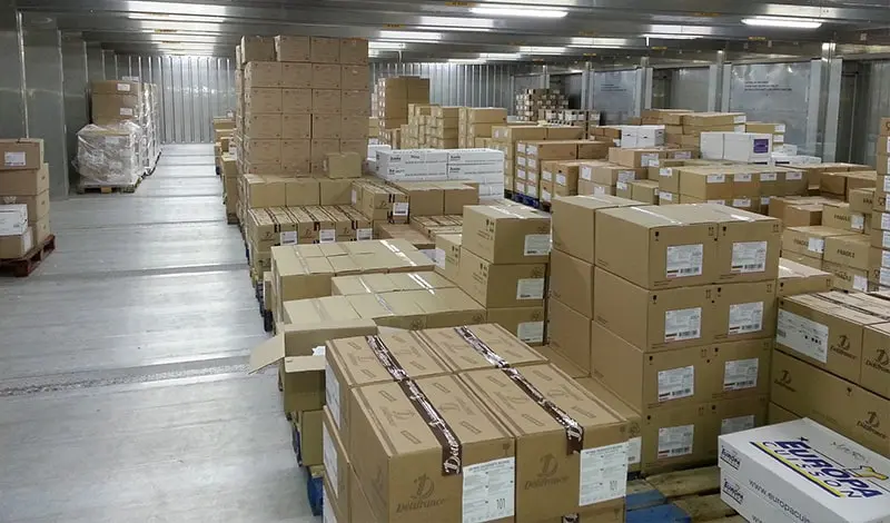 Koelopslag voor de farmaceutische industrie en sector