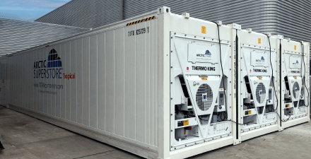 Koelopslag van TITAN Containers