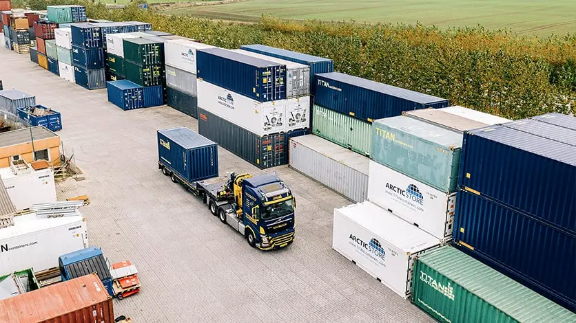 Containerdepots van TITAN Containers