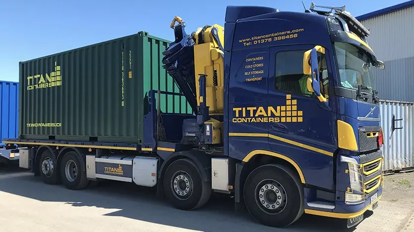 Containerdepots in het Verenigd Koninkrijk - TITAN-Containers