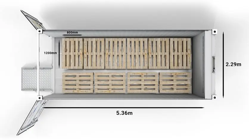 20ft ArcticStore pallets
