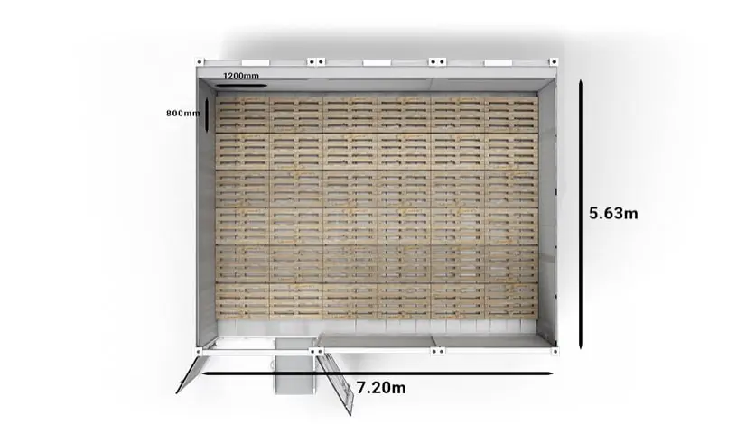 Arctic SuperStore 20ft pallets