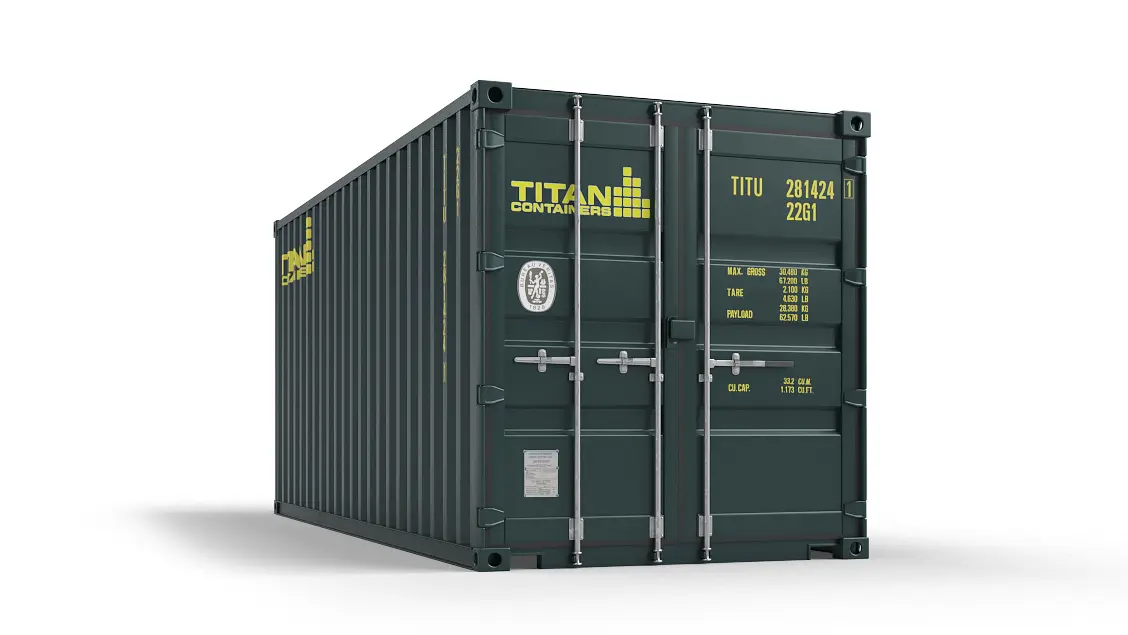 Eenvoudig te openen opslagcontainers van 20ft te koop