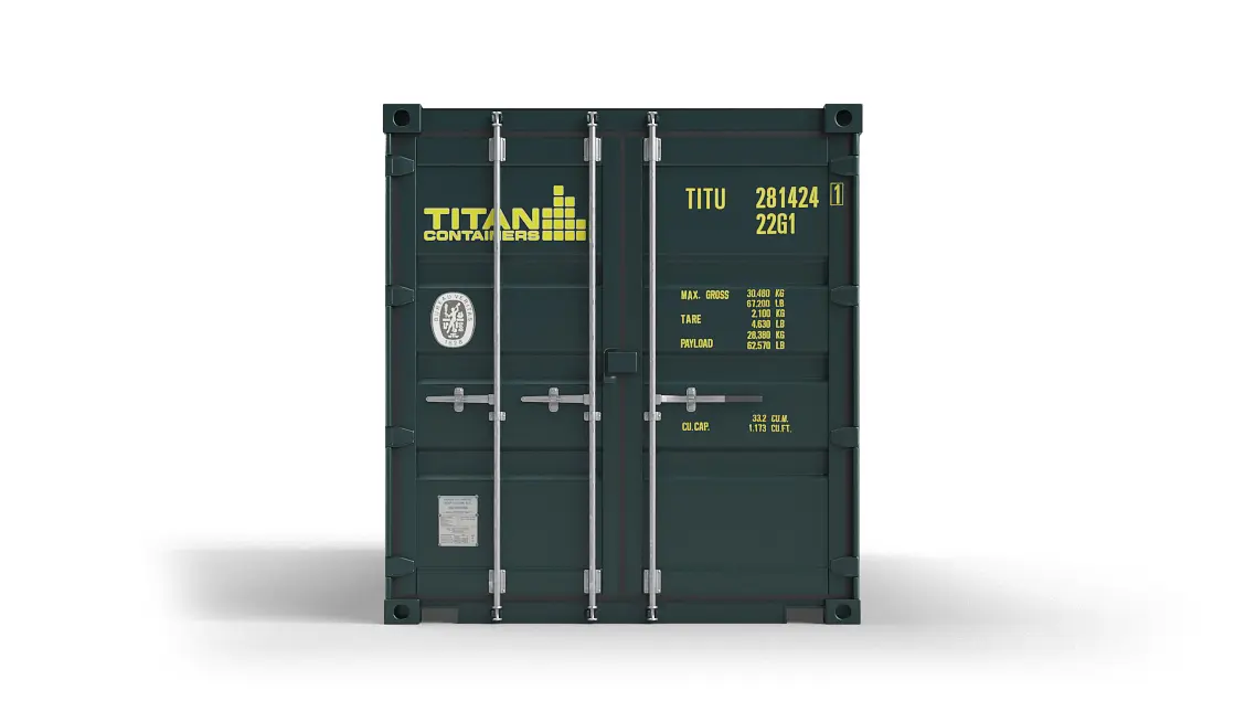 Eenvoudig te openen opslagcontainers van 20ft te koop