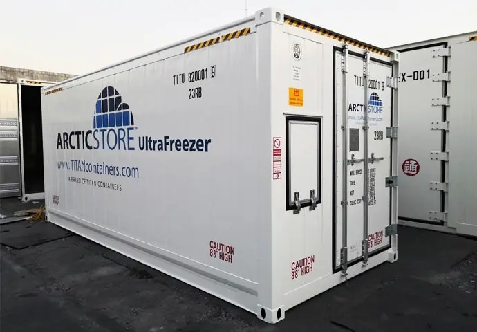 Arctic Ultrafreezer Koelopslag Koelcontainers voor ultralage temperaturen te huur