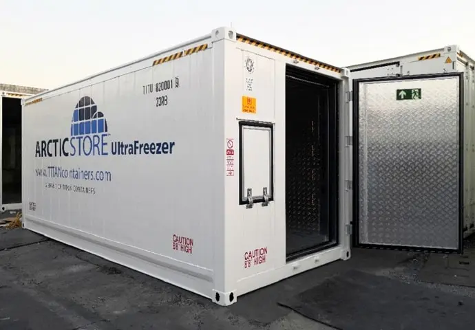 Arctic Ultravfreezer Koelopslag Koelcontainers voor ultralage temperaturen te huur