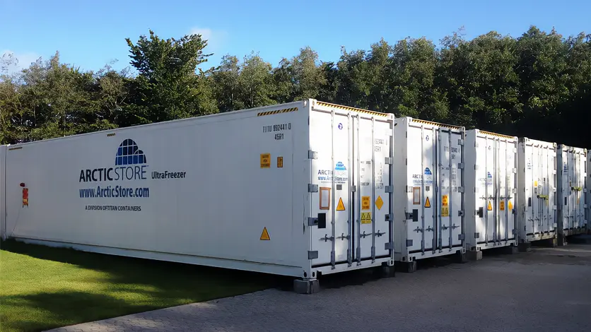 Arctic Ultrafreezer voor extreem lage temperatuur en koelopslag voor de industriële sector